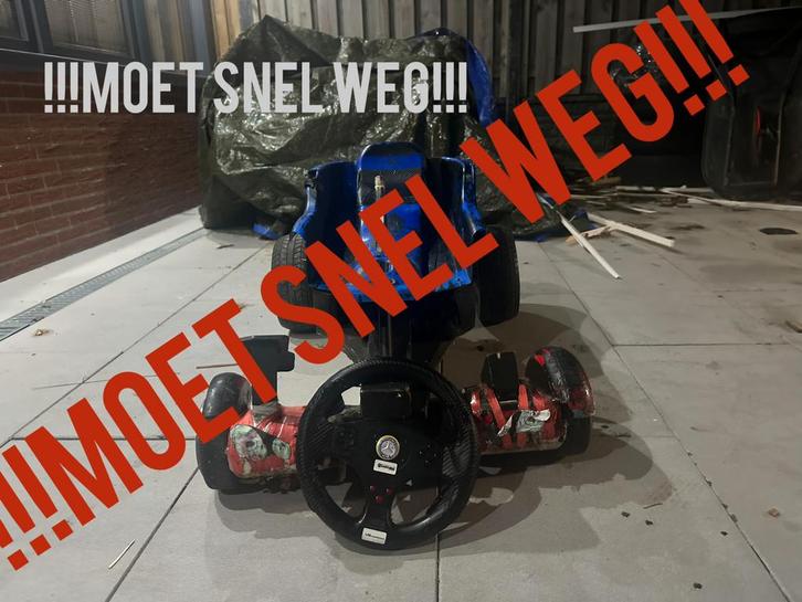 Zelfgemaakt Kart !!!MOET SNEL WEG!!! (Lees beschrijving), Kinderen en Baby's, Speelgoed | Buiten | Accuvoertuigen, Gebruikt, Ophalen