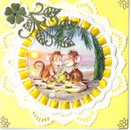 kaart aap met lint, Ophalen of Verzenden, Nieuw, Dieren, Overige typen