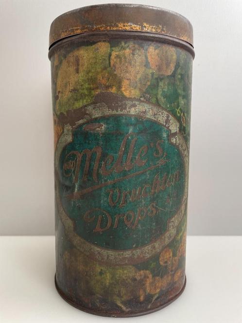 Winkelblik 1927 Van Melle's vruchtendrops, Verzamelen, Blikken, Gebruikt, Overige, Overige merken, Verzenden
