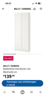 Billy kast met gouden handgrepen, Ophalen, Kunststof, 50 tot 100 cm, Zo goed als nieuw