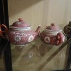 Chinees Theeservies - Theepot & Suikerpot, Antiek en Kunst, Antiek | Porselein, Ophalen of Verzenden