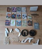 Wii te koop, Spelcomputers en Games, Spelcomputers | Nintendo Wii, Ophalen, Zo goed als nieuw, Met stuurtje