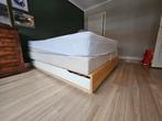 GRATIS Ikea Mandal Bed + Boxspring + Matras, Ophalen, Gebruikt, Tweepersoons, Modern