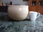 Ovenschaal/stoofpot ; grote vintage gemerkte Portugese pot, Huis en Inrichting, Keuken | Potten en Pannen, Ophalen, Gebruikt, Overige materialen