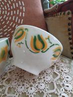 2 Brocante Spoelkommen uit Portugal ** Mimosa **, Antiek en Kunst, Antiek | Servies los, Ophalen of Verzenden