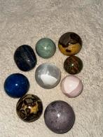 Healing Kristal Bollen Set - 9 Edelstenen voor Energie & Bal, Ophalen of Verzenden, Nieuw
