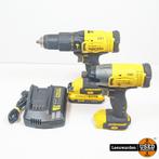 Stanley Fatmax SFMCD711 en SFMCF800 | 18V - Set, Doe-het-zelf en Verbouw, Gereedschap | Boormachines, Gebruikt