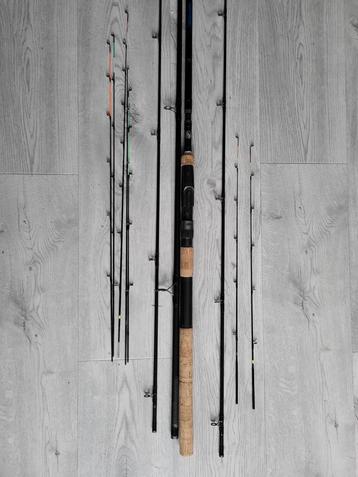 Te koop JVS Feederhengel 4+5  3.50 - 4.00 m 80 g  medium. beschikbaar voor biedingen