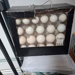 42 glazen witte kerstballen, Ophalen