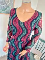 SWEET MISS jurk maat L - groen - rood - blauw, Maat 38/40 (M), Ophalen of Verzenden, Zo goed als nieuw, Sweet Miss