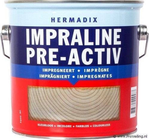 Online Veiling: Hermadix impraline pre-activ kleurloos 2,5 l, Doe-het-zelf en Verbouw, Verf, Beits en Lak, Nieuw