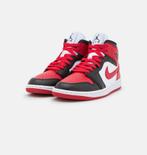Nike Jordan 1 mid red toe maat 43, Nieuw, Ophalen of Verzenden, Sneakers of Gympen, Nike