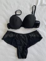 Marie Jo Bh maat 75B zwart slip 38, Marie Jo, Ophalen of Verzenden, Zwart, BH