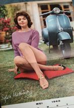 1962, VESPA SCOOTER KALENDERBLAD, EFTELING, MOTOR, HEINKEL., Ophalen of Verzenden