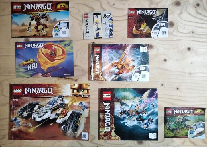 Partij lego ninjago boekjes., Kinderen en Baby's, Speelgoed | Duplo en Lego, Gebruikt, Lego, Losse stenen, Ophalen of Verzenden