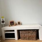 Tv meubel kast wit steigerhout, Ophalen, 150 tot 200 cm, Zo goed als nieuw, Minder dan 100 cm