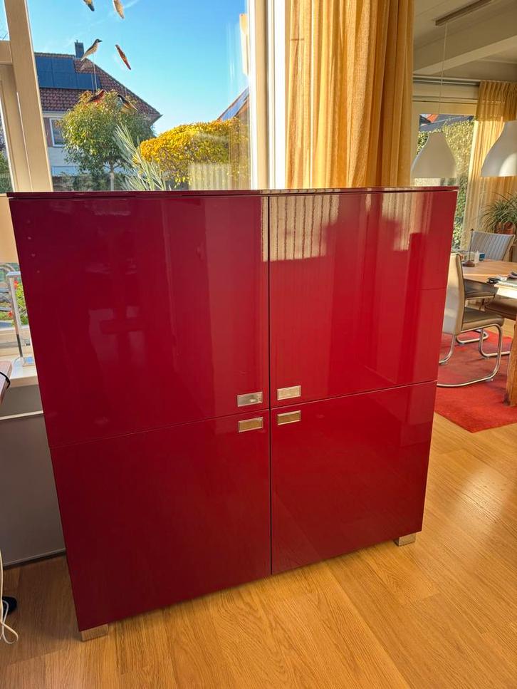 Mooie design kast in zeer goede staat - 129x45x136cm, Huis en Inrichting, Kasten | Dressoirs, Zo goed als nieuw, 100 tot 150 cm