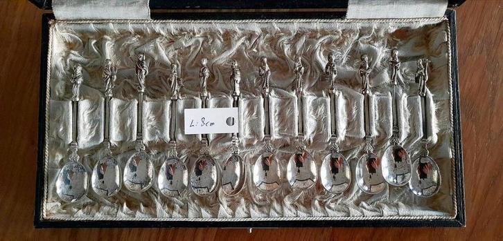 Zilveren apostellepeltjes, Antiek en Kunst, Antiek | Goud en Zilver, Zilver, Verzenden