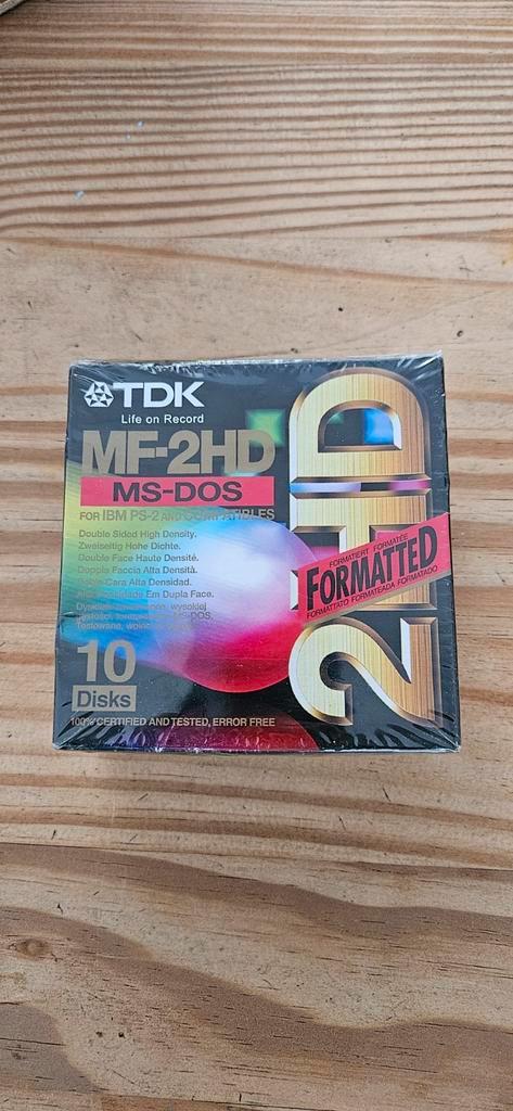 TDK Floppy Disc MF-2HD nieuw gesealed., Audio, Tv en Foto, Walkmans, Discmans en Minidiscspelers, Overige typen, Ophalen of Verzenden