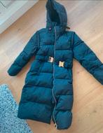 Lange puffer Nikkie Maat 38 blauw, Kleding | Dames, Jassen | Winter, Maat 38/40 (M), Blauw, Ophalen of Verzenden, Zo goed als nieuw