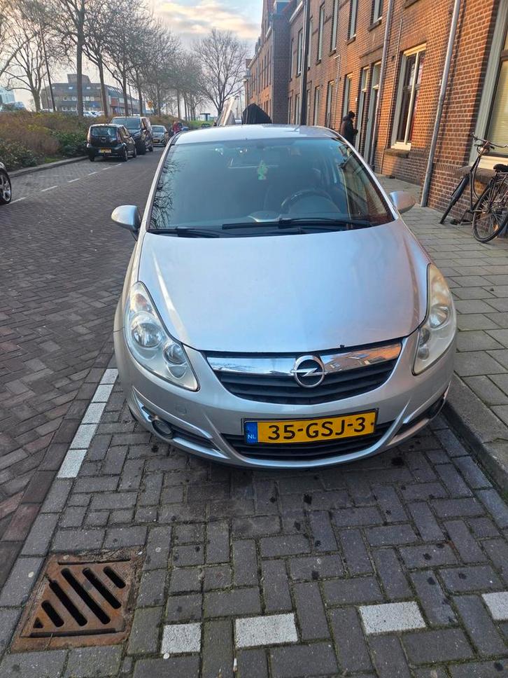 Opel Corsa 1.2 16V 3D WR 2008 Grijs, Auto's, Opel, Corsa, Airbags, Android Auto, Apple Carplay, Bluetooth, Centrale vergrendeling