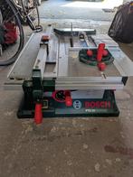 Bosch PTS10 zaagtafel met onderstel, Doe-het-zelf en Verbouw, Gereedschap | Zaagmachines, Ophalen, Cirkelzaag, 70 mm of meer, Zo goed als nieuw