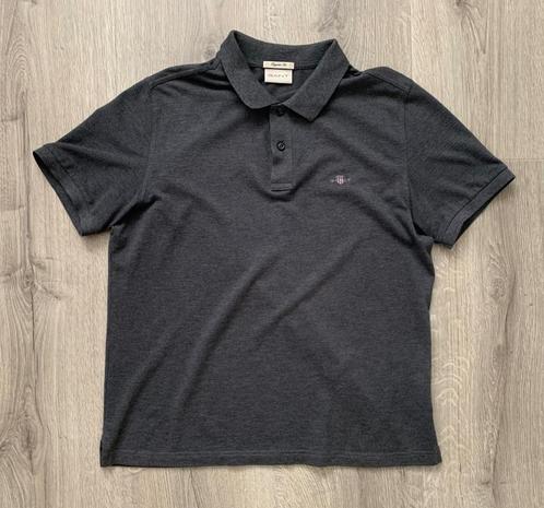 Gant Polo - antraciet - maat M - als nieuw, Kleding | Heren, Polo's, Zo goed als nieuw, Maat 48/50 (M), Grijs, Ophalen of Verzenden