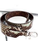 Louis Vuitton Schouderband Mng Python, Ophalen of Verzenden, Gebruikt, Bruin, Schoudertasje
