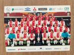 Elftalfotokaart Ajax 1999-2000 met handtekeningen., Verzamelen, Ophalen of Verzenden, Nieuw, Ajax, Spelerskaart