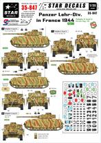 35-847, Panzer Lehr-Div. in France 1944 Part 1, Overige merken, Tank, 1:32 tot 1:50, Nieuw