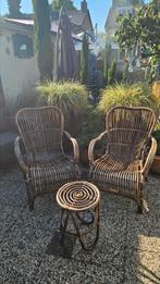 Rotan relax terras stoelen, Ophalen, Zo goed als nieuw