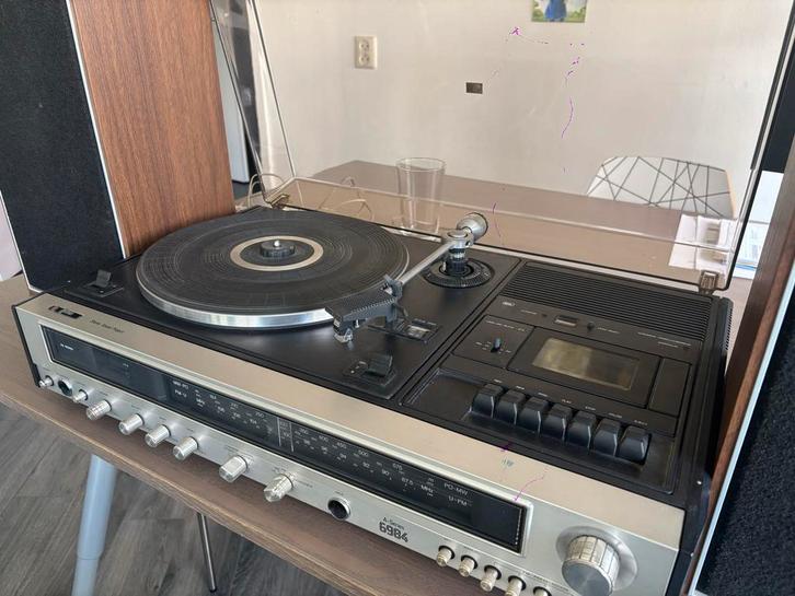 DUX 6984 Platenspeler met FM Radio - Philips, Audio, Tv en Foto, Stereo-sets, Gebruikt, Tuner of Radio, Overige merken, Losse componenten