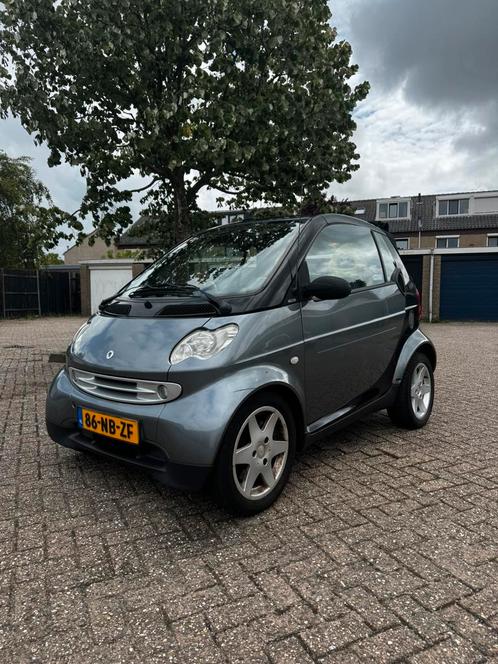 Smart 0.7 Cabrio 45KW 2003 Zwart, Auto's, Smart, Particulier, Benzine, A, Cabriolet, Handgeschakeld, Origineel Nederlands, Zwart