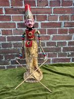 Indische antieke wajangpop, rode muts., Antiek en Kunst, Verzenden