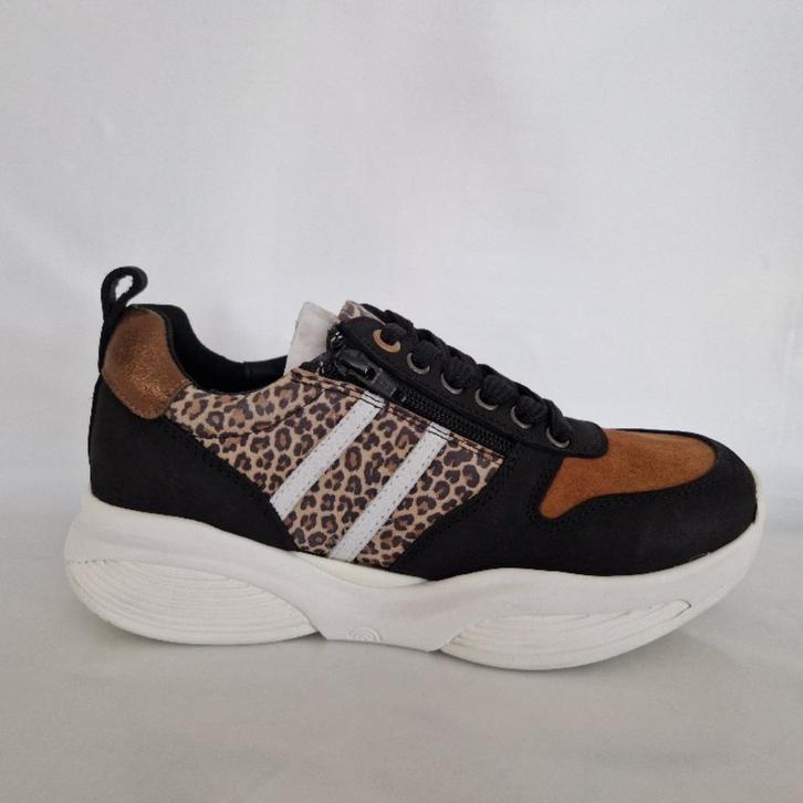 XSENSIBLE STRETCHWALKER, mt 38 wijdte H, SWX3, zwart camel, Kleding | Dames, Schoenen, Nieuw, Sneakers of Gympen, Zwart, Ophalen of Verzenden
