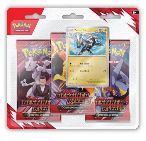 Destined rivals 3 pack boosters en promo pokemon, Hobby en Vrije tijd, Verzamelkaartspellen | Pokémon, Nieuw, Booster, Verzenden