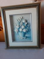 3D schilderij bloemen, Ophalen, Zo goed als nieuw, Schilderij