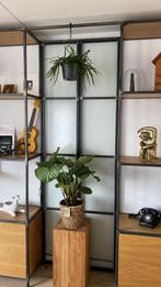 Stalen vakkenkast | Roomdivider, Huis en Inrichting, Kasten | Wandmeubels, Ophalen, 200 cm of meer, Minder dan 150 cm, Metaal