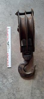 Antieke katrol euro 25,00, Antiek en Kunst, Antiek | Gereedschap en Instrumenten, Ophalen