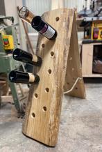 Wijnrek van boomstam, Huis en Inrichting, Woonaccessoires | Wijnrekken, 15 tot 25 flessen, Ophalen of Verzenden, Zo goed als nieuw