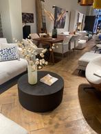 Ethnicraft Rollermax salontafel (showmodel), Ophalen, 100 tot 150 cm, Rond, 50 tot 100 cm