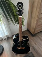 Yamaha CPX500 Zwarte Semi-Akoestische Gitaar, Ophalen of Verzenden, Gebruikt, Western- of Steelstringgitaar, Met (piezo-)element