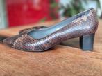 Pumps slangenprint leer bruin Peter Kaiser nieuw 41, Peter Kaiser, Bruin, Nieuw, Ophalen of Verzenden