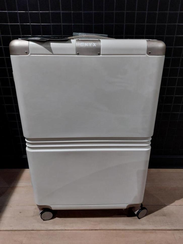 Hybrid Check-in Koffer Large – Sand Beige, Sieraden, Tassen en Uiterlijk, Koffers, Zo goed als nieuw, Hard kunststof, 70 cm of meer