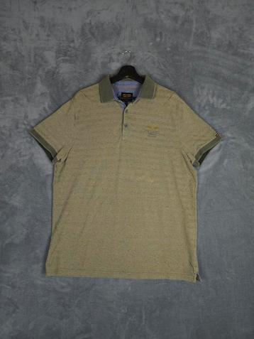 PME Legend Polo Shirt XXL Groen Gebreid Pall Mall beschikbaar voor biedingen