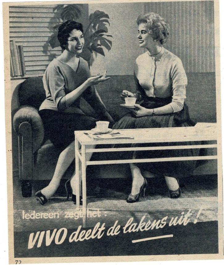 2 Hebben wij 't niet altijd gezegd: VIVO DEELT DE LAKENS UIT, Verzamelen, Merken en Reclamevoorwerpen, Zo goed als nieuw, Overige typen