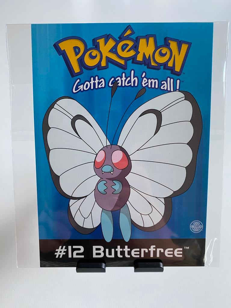 Pokemon Butterfree Vintage Postkaart Nintendo 2000, Ophalen of Verzenden, Nieuw