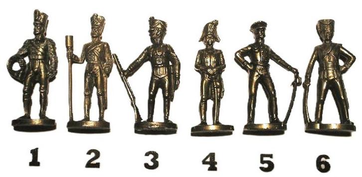 20-Ferrero kinder surprise metal PREUSSISCHE SOLDATEN, Verzamelen, Verrassingseieren, Zo goed als nieuw, Overige typen, Ophalen of Verzenden