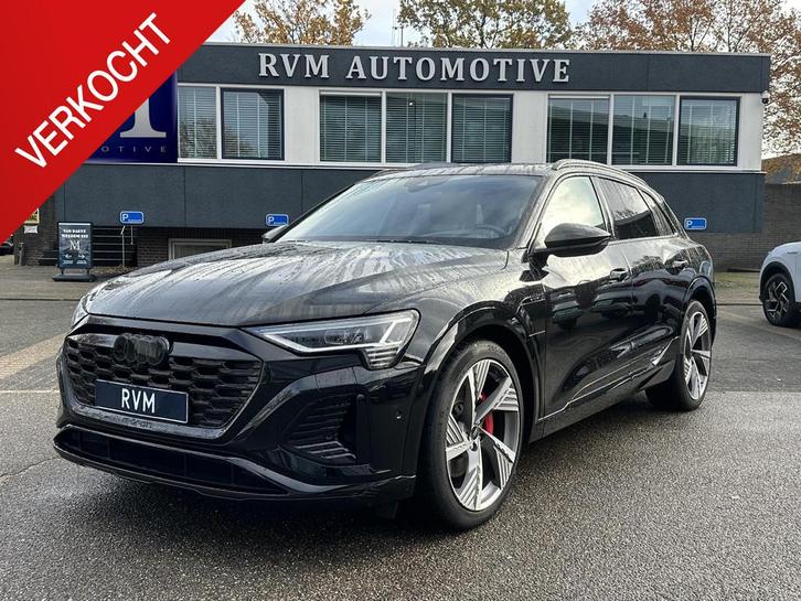 Audi Q8 e-tron 55 quattro S Edition 115 kWh PANO | STUUR/ ST, Auto's, Audi, Bedrijf, Q8 e-tron, 360° camera, 4x4, ABS, Achteruitrijcamera