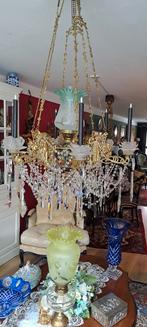 Hang olielamp vol met kristal, Ophalen